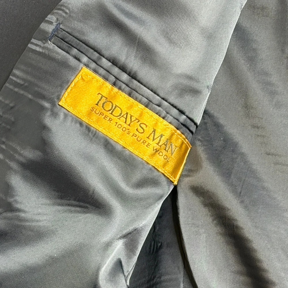 Today’s‎ Man Gray Men’s Blazer 100% Pure Wool Size 40R